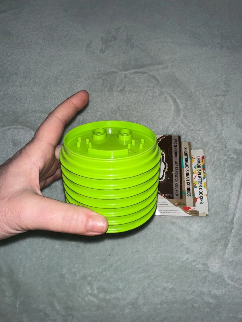 Tupperware bright green